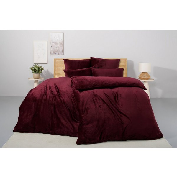 OTTO home Bettwäsche Desner3, besonders weich im Griff, Cashmere-Touch, Fleece, 3 teilig, Bettwäsche mit Reißverschluss