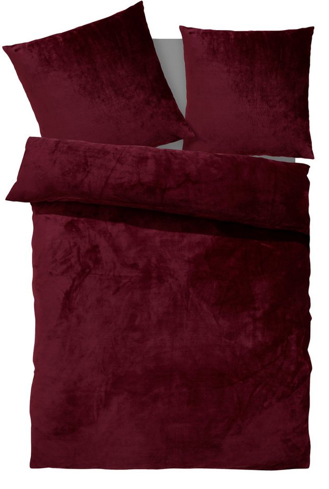 OTTO home Bettwäsche Desner3, besonders weich im Griff, Cashmere-Touch, Fleece, 2 teilig, Bettwäsche mit Reißverschluss – Bild 2 von 5