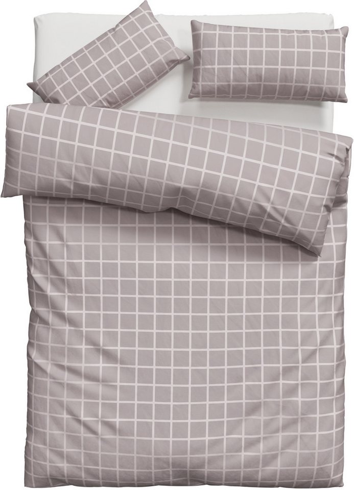 OTTO home Bettwäsche Eemil, Renforcé, 2 teilig, karierte Bettwäsche, 100% Baumwolle, ab Gr. 135x200 cm – Bild 2 von 5