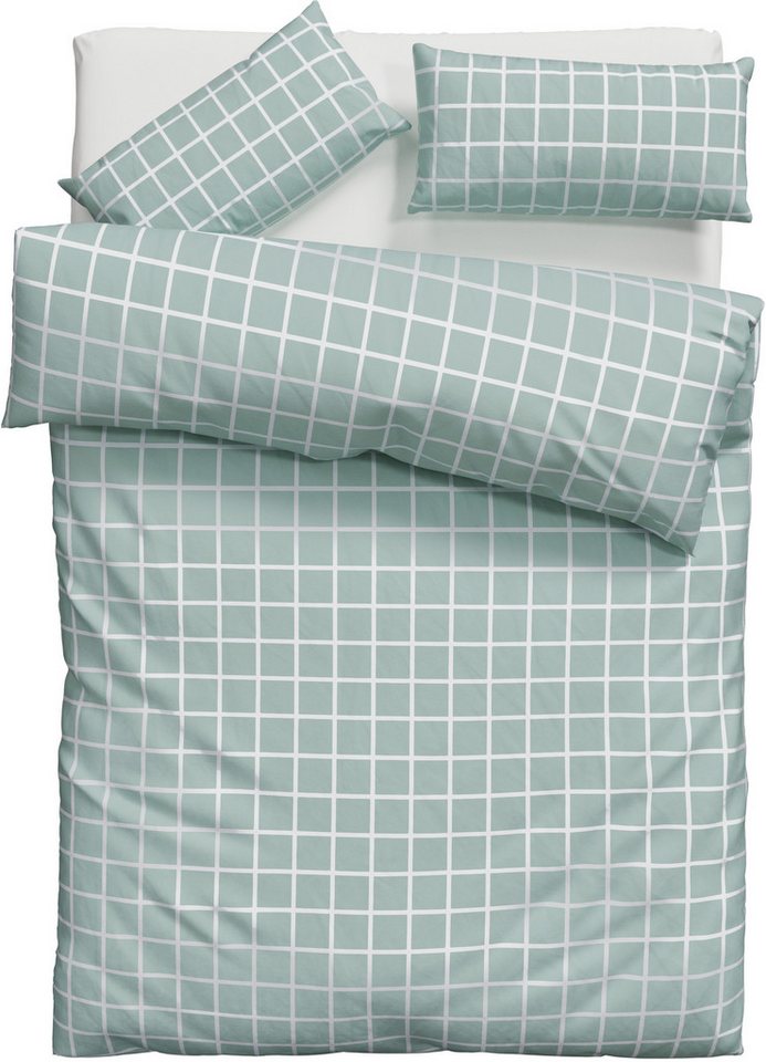 OTTO home Bettwäsche Eemil, Renforcé, 2 teilig, karierte Bettwäsche, 100% Baumwolle, ab Gr. 135x200 cm – Bild 2 von 5