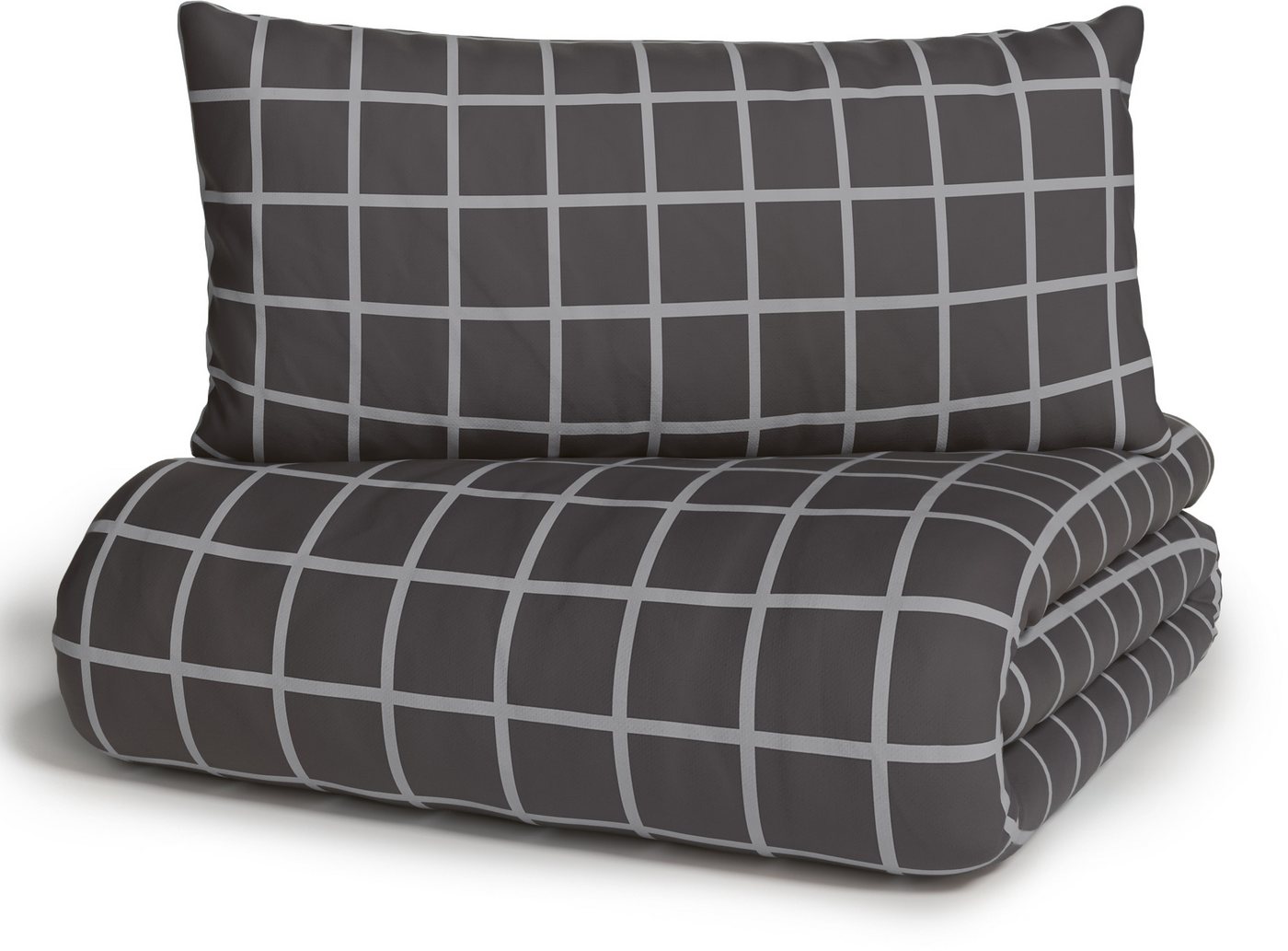 OTTO home Bettwäsche Eemil, Renforcé, 2 teilig, karierte Bettwäsche, 100% Baumwolle, ab Gr. 135x200 cm – Bild 5 von 5