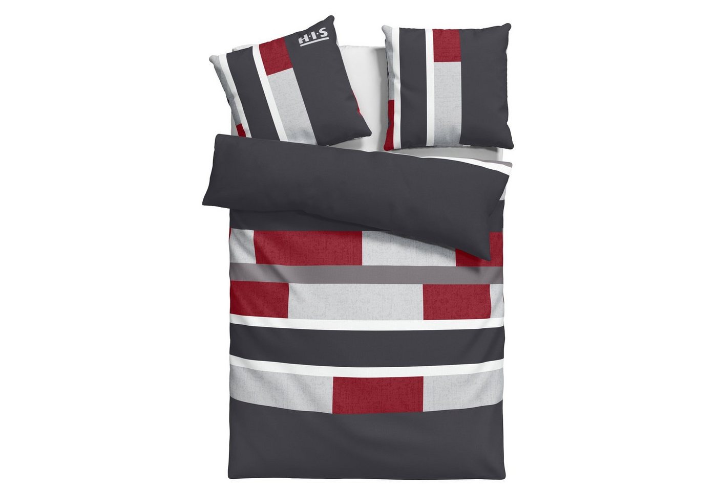 OTTO home Bettwäsche Etienne in Gr. 135x200 oder 155x220 cm, Linon, 2 teilig, Bettwäsche aus Baumwolle mit Streifen, Marke H.I.S by OTTO home – Bild 2 von 5