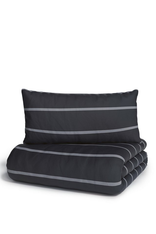 OTTO home Bettwäsche Katja, Linon, 2 teilig, Bettwäsche aus Baumwolle, Bettwäsche mit Streifen-Design, Wendeoptik – Bild 5 von 5