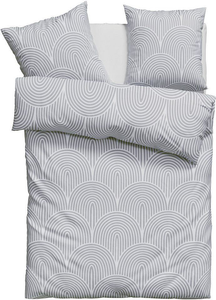 OTTO home Bettwäsche Matilda in Gr. 135x200 oder 155x220 cm, Flanell, 2 teilig, Bettwäsche aus Baumwolle, Bettwäsche mit skandinavischem Design – Bild 2 von 5