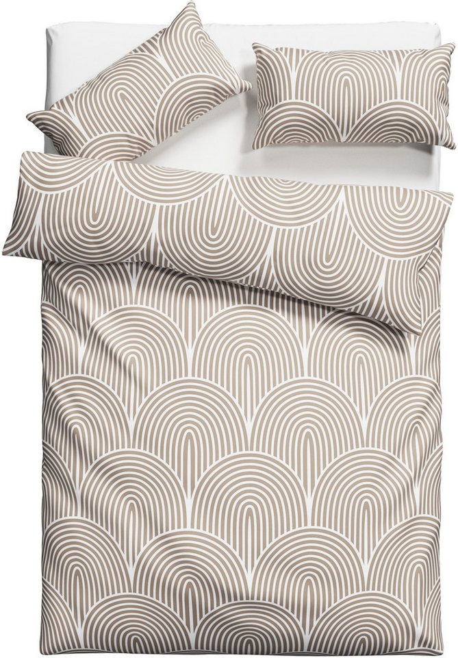 OTTO home Bettwäsche Matilda in Gr. 135x200 oder 155x220 cm, Renforcé, 2 teilig, Bettwäsche aus Baumwolle, Bettwäsche mit skandinavischem Design – Bild 2 von 5