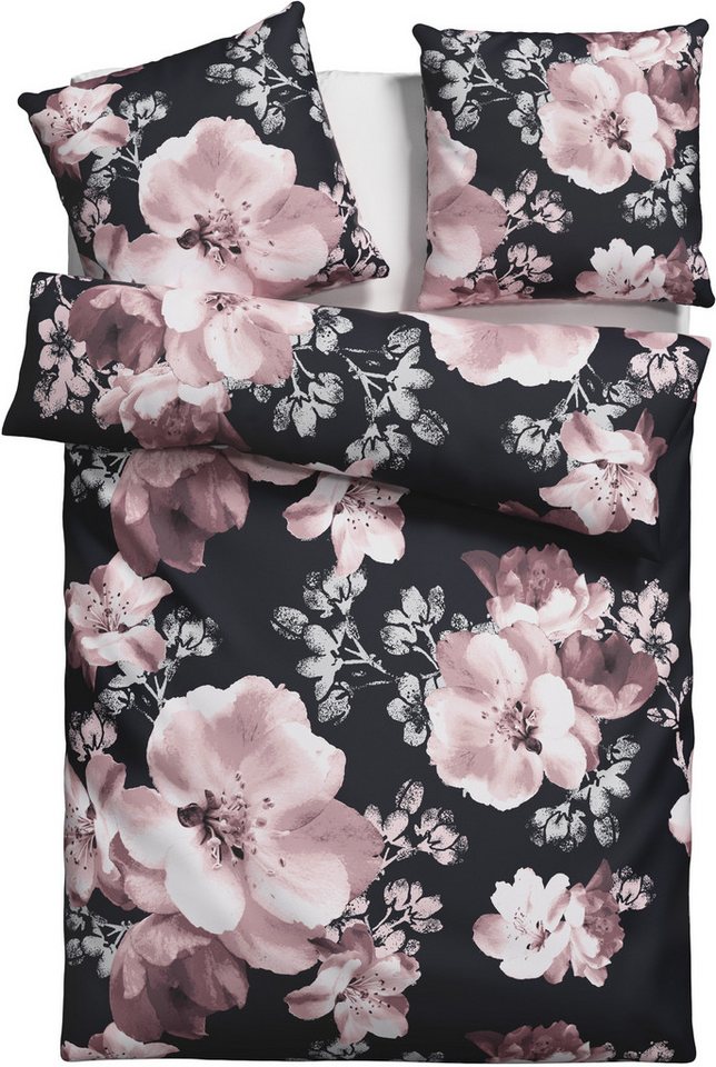 OTTO home Bettwäsche MELINA, Renforcé, 2 teilig, florale Bettwäsche mit Reißverschluss, ab Gr. 135x200 cm – Bild 2 von 5