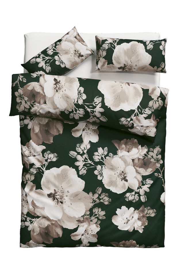 OTTO home Bettwäsche MELINA, Renforcé, 2 teilig, florale Bettwäsche mit Reißverschluss, ab Gr. 135x200 cm – Bild 2 von 5