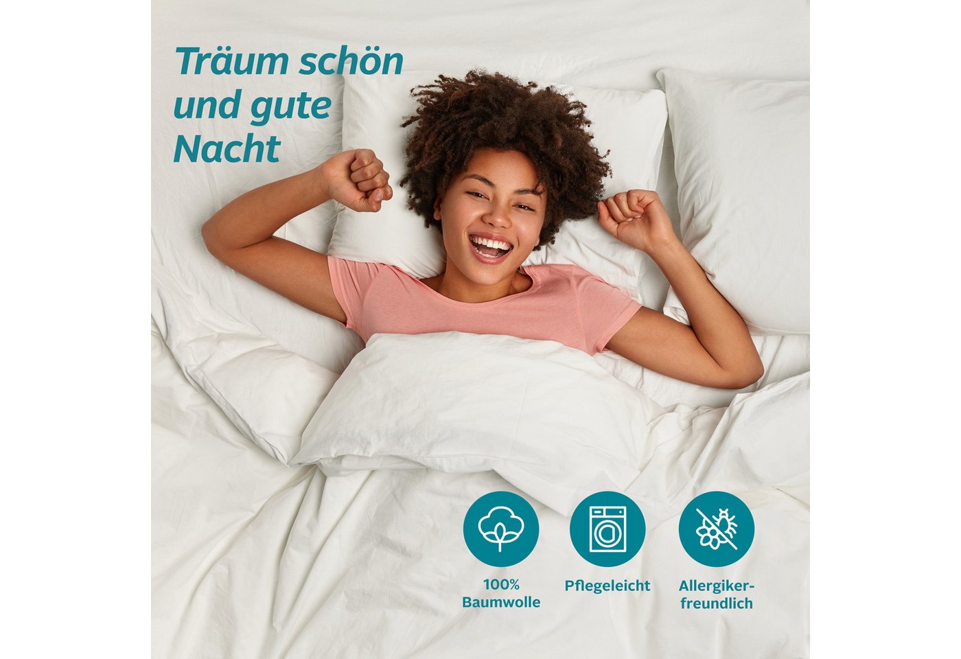 OTTO home Bettwäsche Melli, Biber (135g/m), 2 teilig, Bettwäsche aus Baumwolle, Leinen-Look in Melange-Optik – Bild 5 von 5