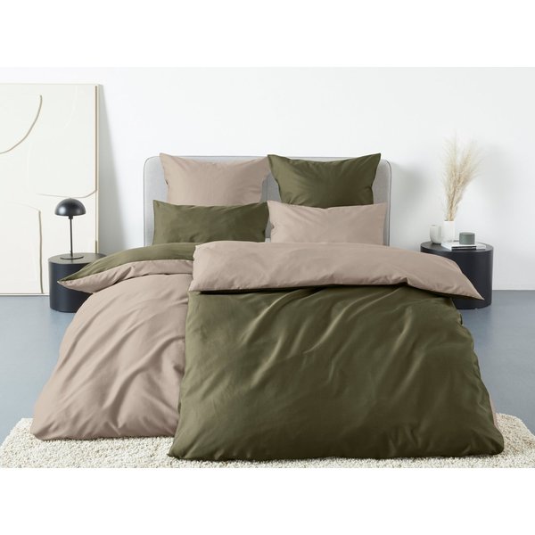 OTTO home Bettwäsche Mila2, Mako-Satin, 2 teilig, Mako-Satin aus 100% Baumwolle, Größe ab 135x200 cm