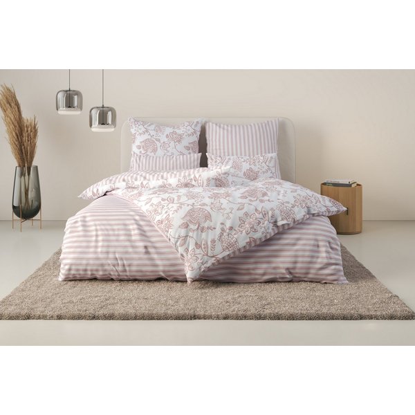 OTTO home Bettwäsche Nordby, Flanell, 2 teilig, Bettwäsche aus Baumwolle, skandinavisches Design, ab Größe 135x200 cm
