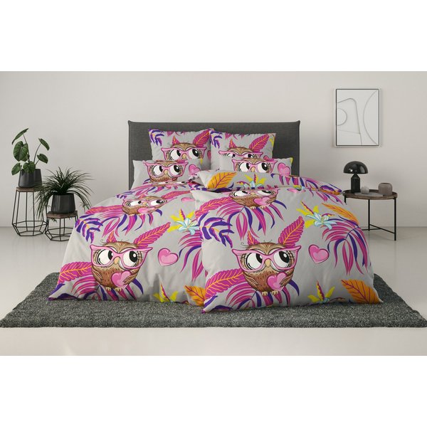 OTTO home Bettwäsche Physalis, Linon, 2 teilig, in Gr. 135x200 oder 155x220 cm, 100% Baumwolle, mehrere Designs