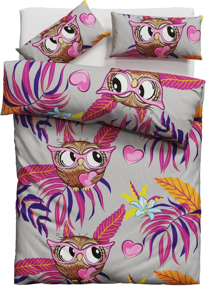 OTTO home Bettwäsche Physalis, Linon, 2 teilig, in Gr. 135x200 oder 155x220 cm, 100% Baumwolle, mehrere Designs – Bild 2 von 5