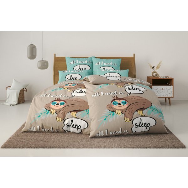 OTTO home Bettwäsche Physalis, Linon, 2 teilig, in Gr. 135x200 oder 155x220 cm, 100% Baumwolle, mehrere Designs