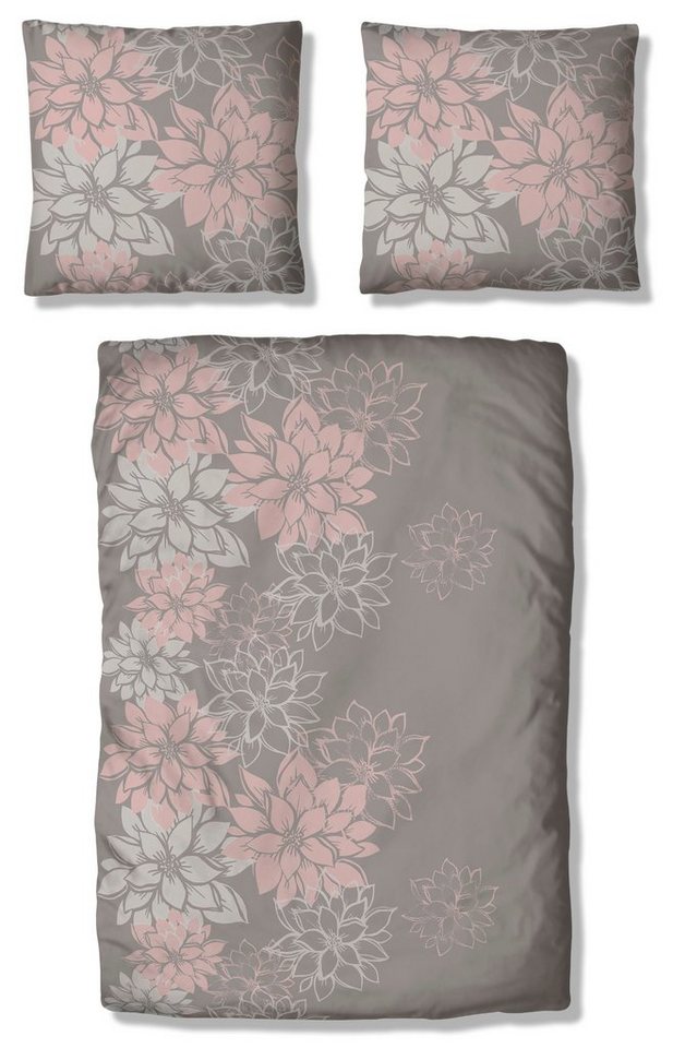 OTTO home Bettwäsche Susan in Gr. 135x200 oder 155x220 cm, Polycotton recycelt, 2 teilig, in verschiedenen Qualitäten, romantische Bettwäsche mit Blumen – Bild 2 von 5