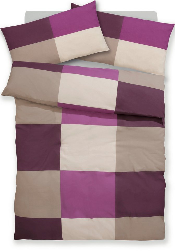OTTO home Bettwäsche Tirrell, Linon, 3 teilig, Bettwäsche ab Gr. 135x200 cm, 100% Baumwolle, Marke H.I.S by OTTO home – Bild 5 von 5