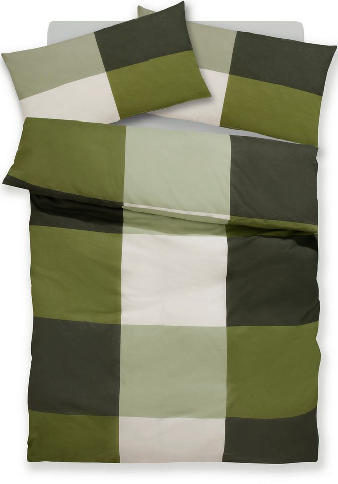OTTO home Bettwäsche Tirrell, Linon, 3 teilig, Bettwäsche ab Gr. 135x200 cm, 100% Baumwolle, Marke H.I.S by OTTO home – Bild 5 von 5