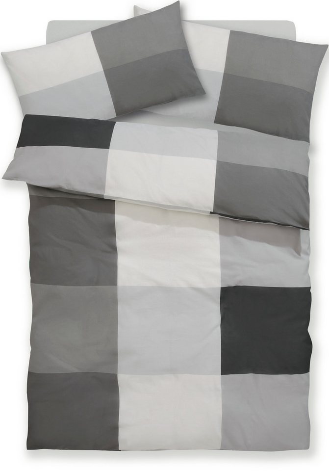 OTTO home Bettwäsche Tirrell, Linon, 3 teilig, Bettwäsche ab Gr. 135x200 cm, 100% Baumwolle, Marke H.I.S by OTTO home – Bild 5 von 5
