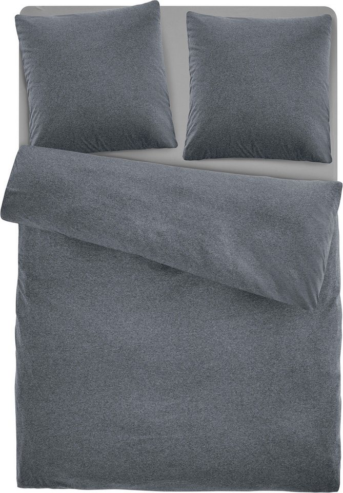 OTTO home Bettwäsche Valje, Jersey, 2 teilig, NEUHEIT: ab Größe 135x200 cm, Jersey Qualität in Melange-Optik – Bild 2 von 5