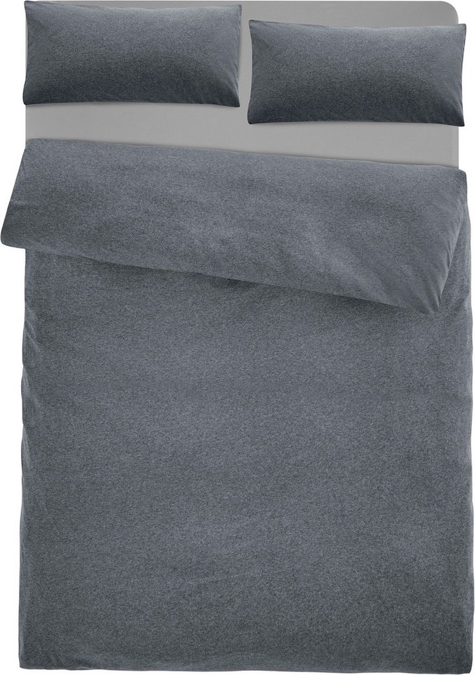 OTTO home Bettwäsche Valje, Jersey, 2 teilig, NEUHEIT: ab Größe 135x200 cm, Jersey Qualität in Melange-Optik – Bild 2 von 5