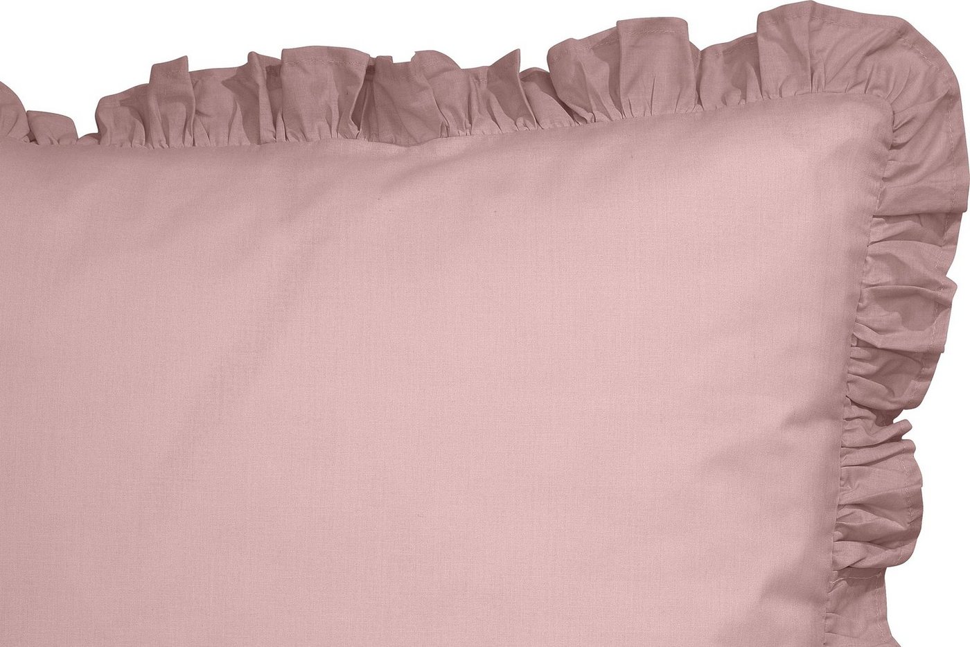 OTTO home Bettwäsche Violetta in Gr. 135x200 oder 155x220 cm, Renforcé, 2 teilig, Bettwäsche aus Baumwolle, romantische Bettwäsche mit Volants – Bild 5 von 5