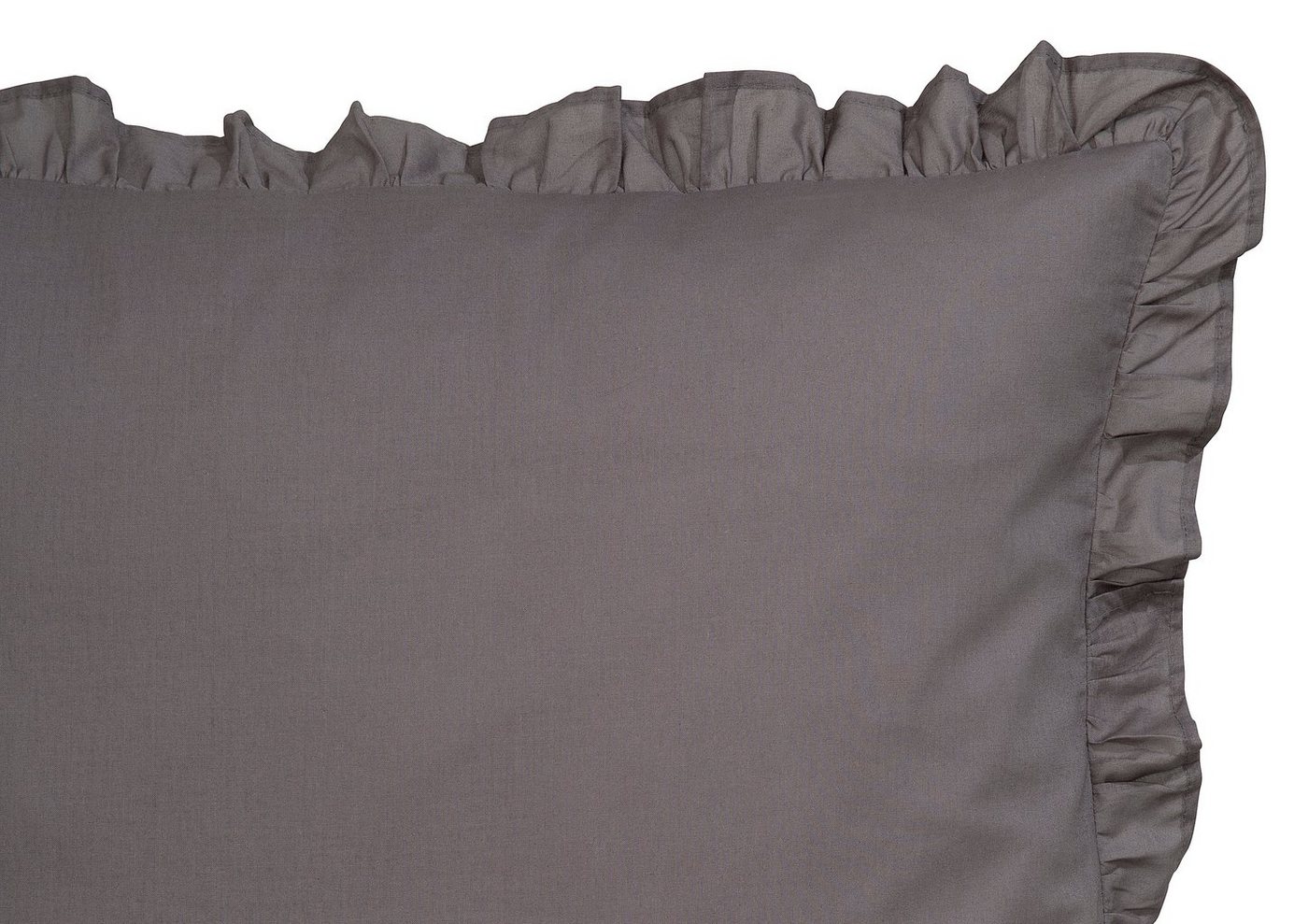 OTTO home Bettwäsche Violetta in Gr. 135x200 oder 155x220 cm, Renforcé, 2 teilig, Bettwäsche aus Baumwolle, romantische Bettwäsche mit Volants – Bild 5 von 5
