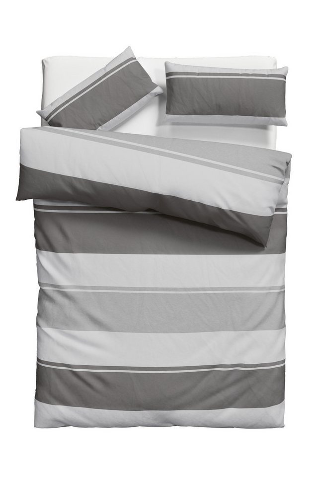 OTTO home Bettwäsche Yonne, Renforcé, 2 teilig, in frischen Farben, gestreifte Bettwäsche, ab Gr. 135x200 cm – Bild 2 von 5