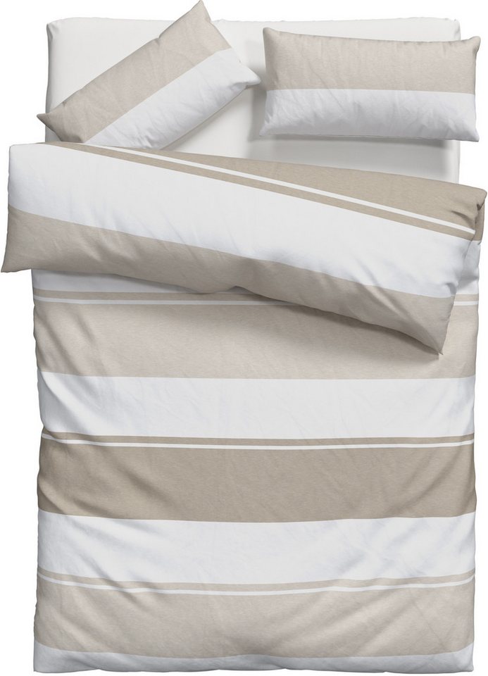 OTTO home Bettwäsche Yonne, Renforcé, 2 teilig, in frischen Farben, gestreifte Bettwäsche, ab Gr. 135x200 cm – Bild 2 von 5