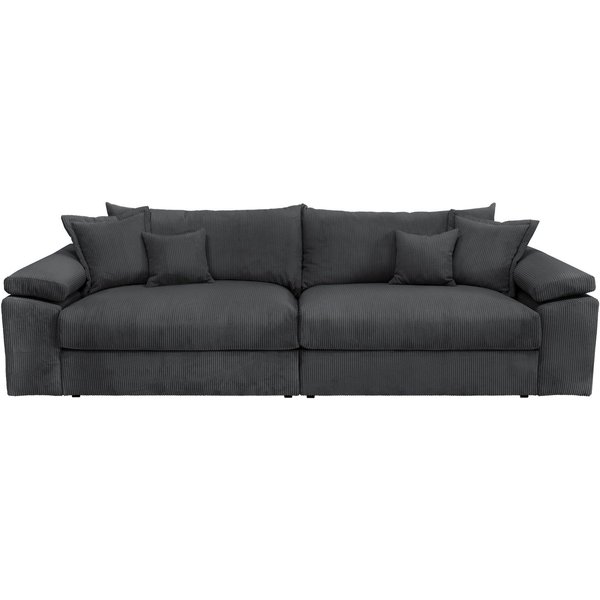 OTTO home Big-Sofa Soft&Cosy XL, B: 246 cm - OTTO. Verlässliche Qualität., Mega-Sofa, Cord oder Chenille-Struktur, mit Federkern & 4 Zierkissen