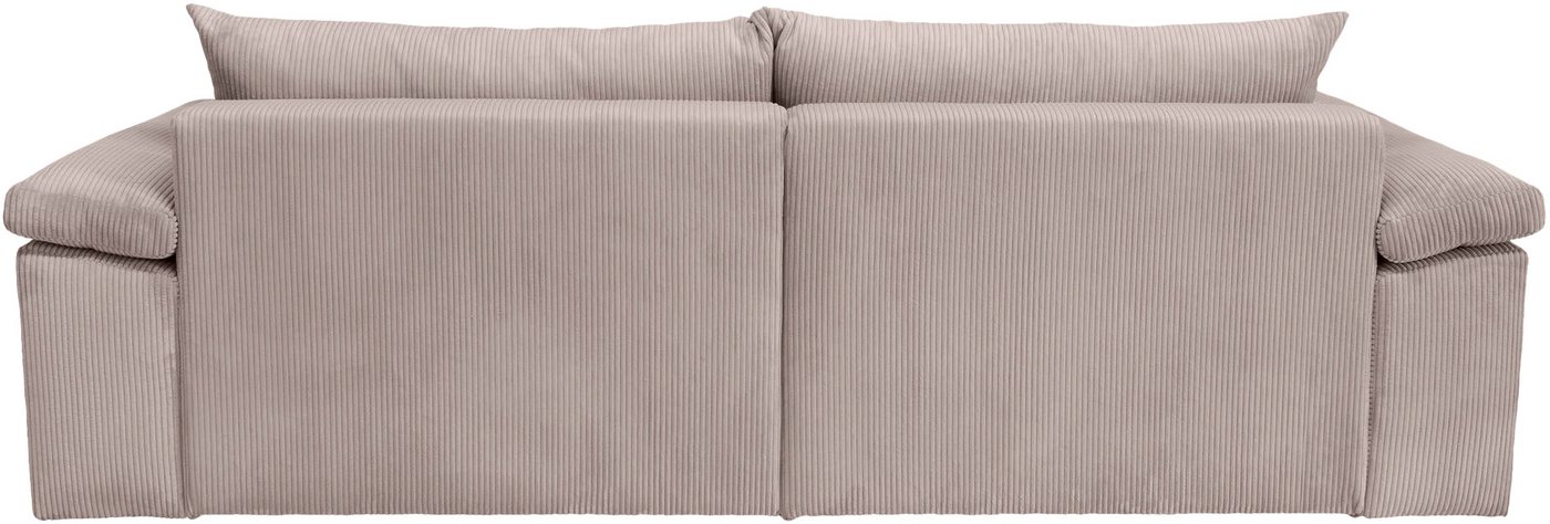 OTTO home Big-Sofa Soft&Cosy XL, B: 246 cm - OTTO. Verlässliche Qualität., Mega-Sofa, Cord oder Chenille-Struktur, mit Federkern & 4 Zierkissen – Bild 4 von 5