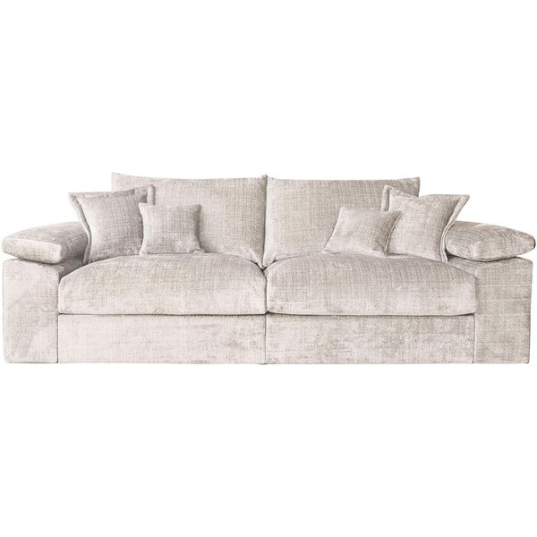 OTTO home Big-Sofa Soft&Cosy XL, B: 246 cm - OTTO. Verlässliche Qualität., Mega-Sofa, Cord oder Chenille-Struktur, mit Federkern & 4 Zierkissen