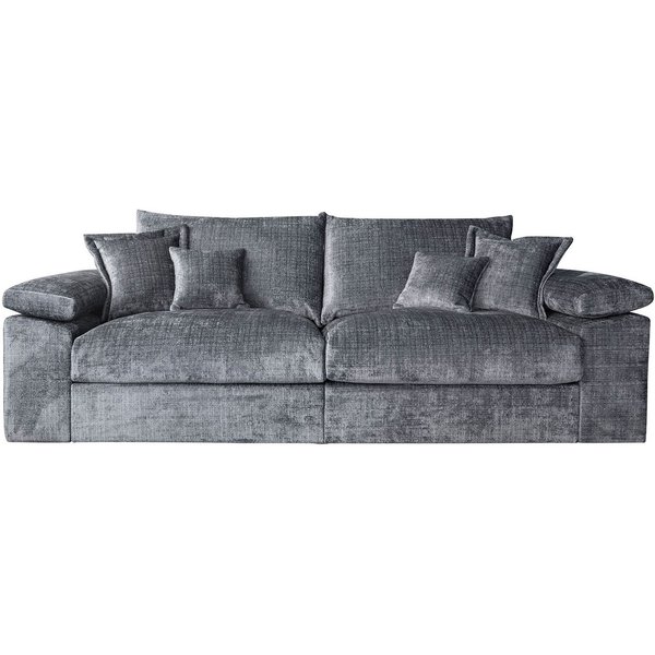 OTTO home Big-Sofa Soft&Cosy XL, B: 246 cm - OTTO. Verlässliche Qualität., Mega-Sofa, Cord oder Chenille-Struktur, mit Federkern & 4 Zierkissen