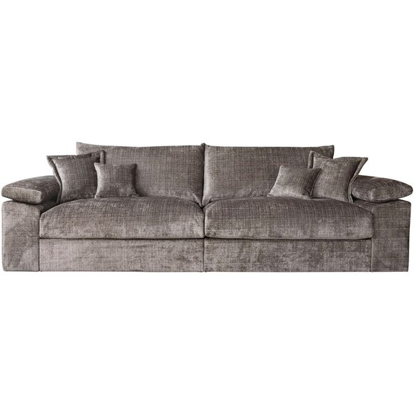 OTTO home Big-Sofa Soft&Cosy XXL, B: 303 cm - OTTO. Verlässliche Qualität., Mega-Sofa, Cord oder Chenille-Struktur, mit Federkern & 4 Zierkissen