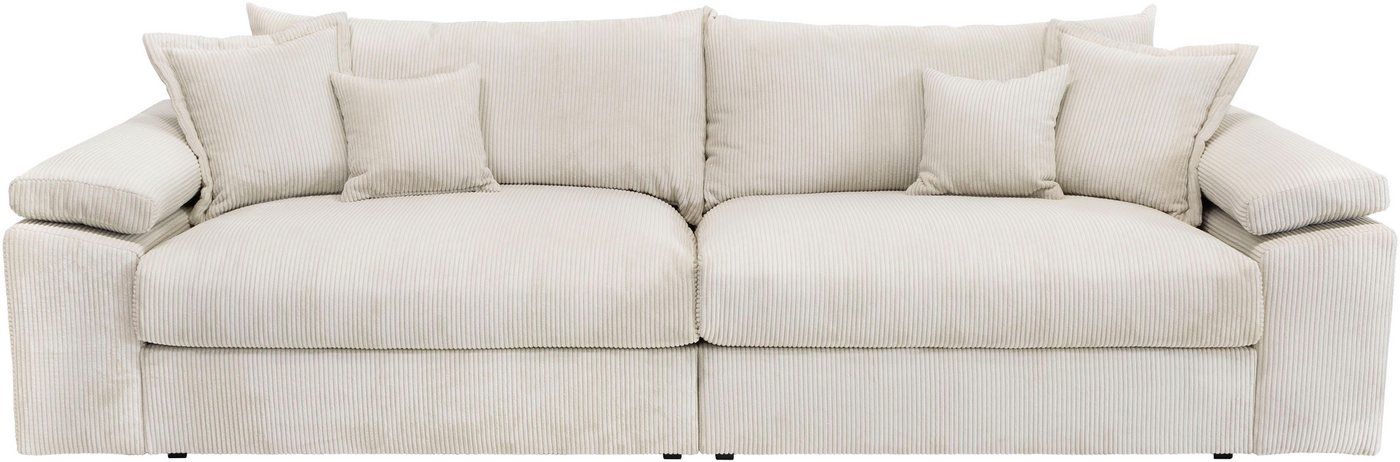 OTTO home Big-Sofa Soft&Cosy XXL, B: 303 cm - OTTO. Verlässliche Qualität., Mega-Sofa, Cord oder Chenille-Struktur, mit Federkern & 4 Zierkissen – Bild 2 von 5
