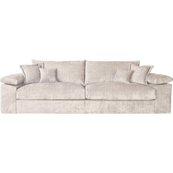 OTTO home Big-Sofa Soft&Cosy XXL, B: 303 cm - OTTO. Verlässliche Qualität., Mega-Sofa, Cord oder Chenille-Struktur, mit Federkern & 4 Zierkissen