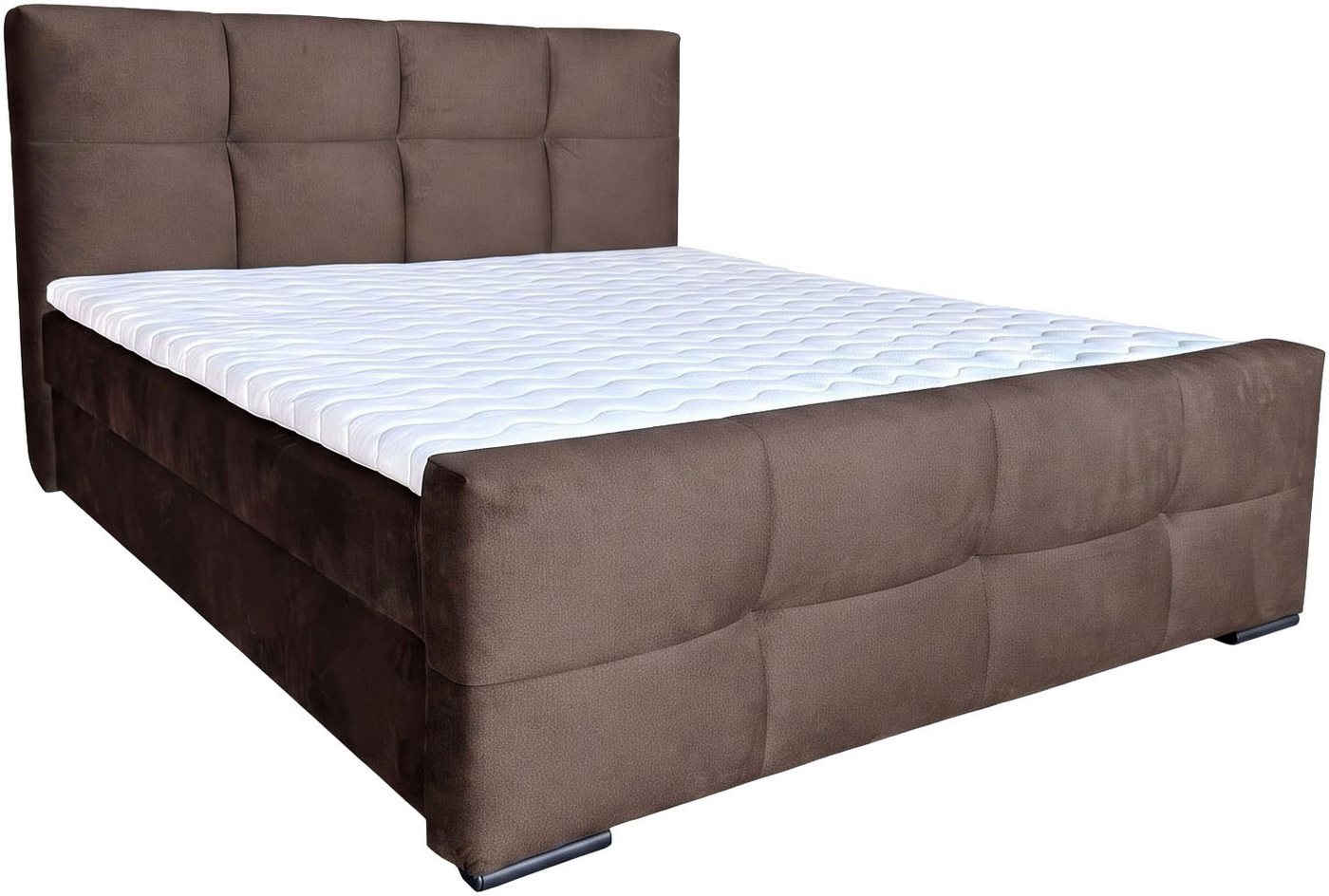 OTTO home Boxbett FIETTE, Polsterbett mit Bettkasten, inkl. Taschenfederkernmatratze H3, inkl. Kaltschaumtopper, Luxus-Mircofaser-Bezug, Liegefläche 180x200 cm – Bild 2 von 5