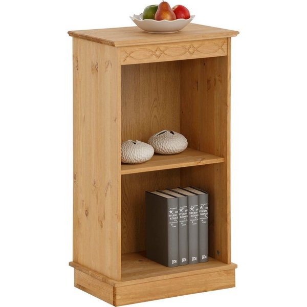 OTTO home Bücherregal Indra, Standregal, Regal, aus Massivholz, aus massiver Kiefer, in verscheidenen Höhen, mit FSC®