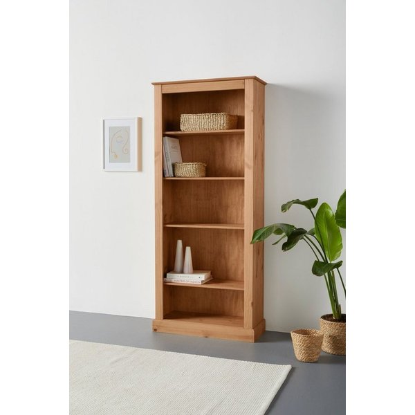 OTTO home Bücherregal Liotta, mit 4 verstellbare Einlegeböden, aus massivem Kiefernholz