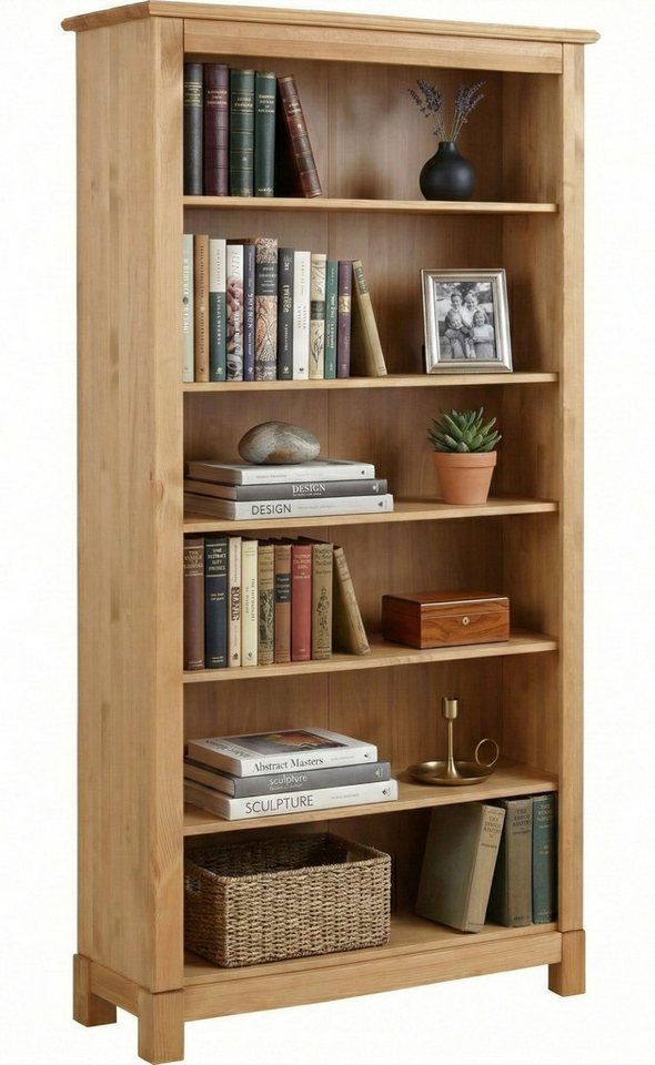 OTTO home Bücherregal Rauna, aus massiver Kiefer, Breite 96 cm, FSC® zertifiziert – Bild 2 von 5