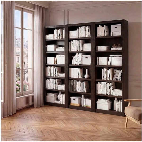 OTTO home Bücherwand Bergen, aus schönem massivem Kiefernholz, 3 tlg.
