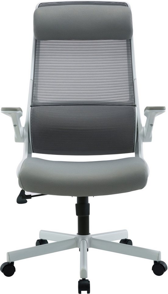 OTTO home Bürostuhl Menton, ergonomischer Schreibtischstuhl, inkl. Kopfkissen, Lendenwirbelstütze, modernes Design – Bild 4 von 5