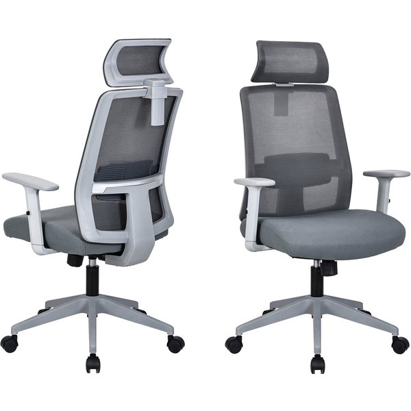OTTO home Bürostuhl Tallard, Mesh Schreibtischstuhl, ergonomische Ausstattung, verstellbare Kopfstütze, Lumbalstütze & Armlehnen
