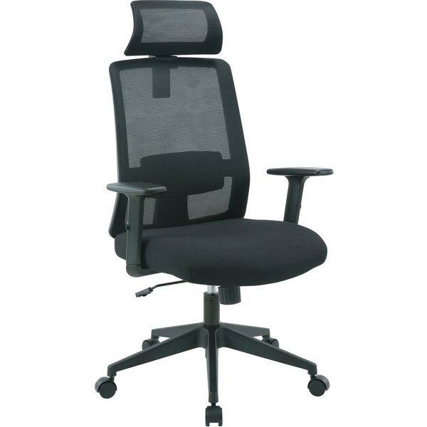 OTTO home Bürostuhl Tallard, Mesh Schreibtischstuhl, ergonomische Ausstattung, verstellbare Kopfstütze, Lumbalstütze & Armlehnen