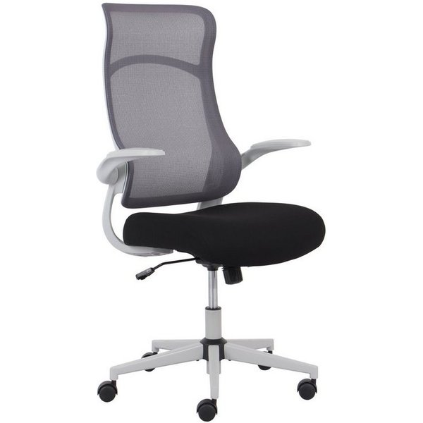 OTTO home Bürostuhl Toico, Design-Schreibtischstuhl, ergonomische Rückenlehne, Lendenwirbelstütze & klappbaren Armlehnen