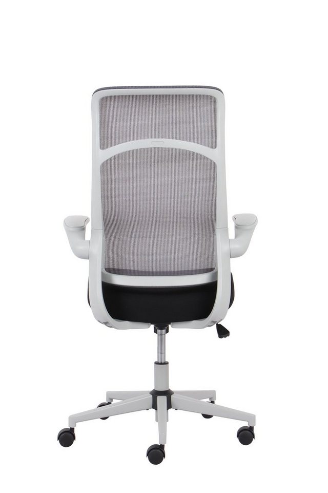OTTO home Bürostuhl Toico, Design-Schreibtischstuhl, ergonomische Rückenlehne, Lendenwirbelstütze & klappbaren Armlehnen – Bild 4 von 5