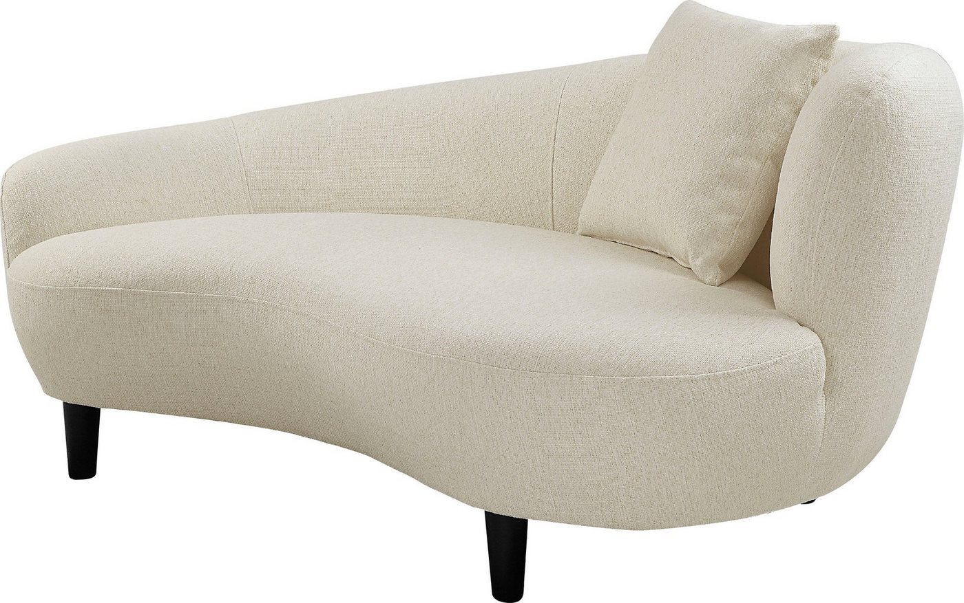 OTTO home Chaiselongue Olivia, Nierenform-Sofa mit Zierkissen im Originalbezug – Bild 2 von 5