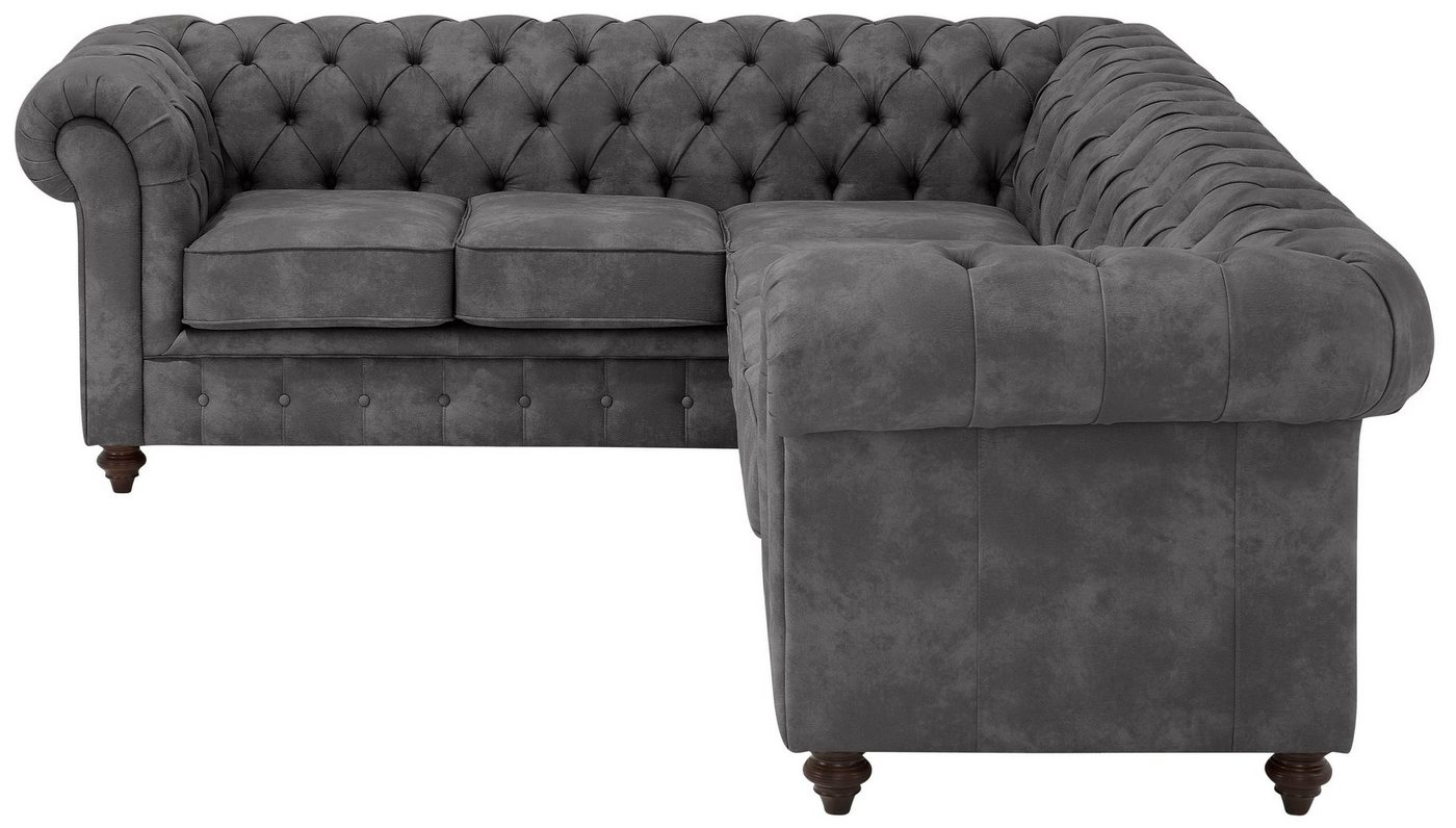 OTTO home Chesterfield-Sofa Chesterfield Ecksofa, auch in Leder L-Form, hochwertige Knopfheftung, langer Schenkel links oder rechts wählbar – Bild 5 von 5