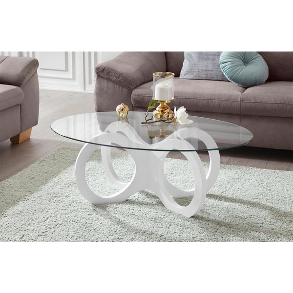 OTTO home Couchtisch Citro, in ovaler Form, elegant