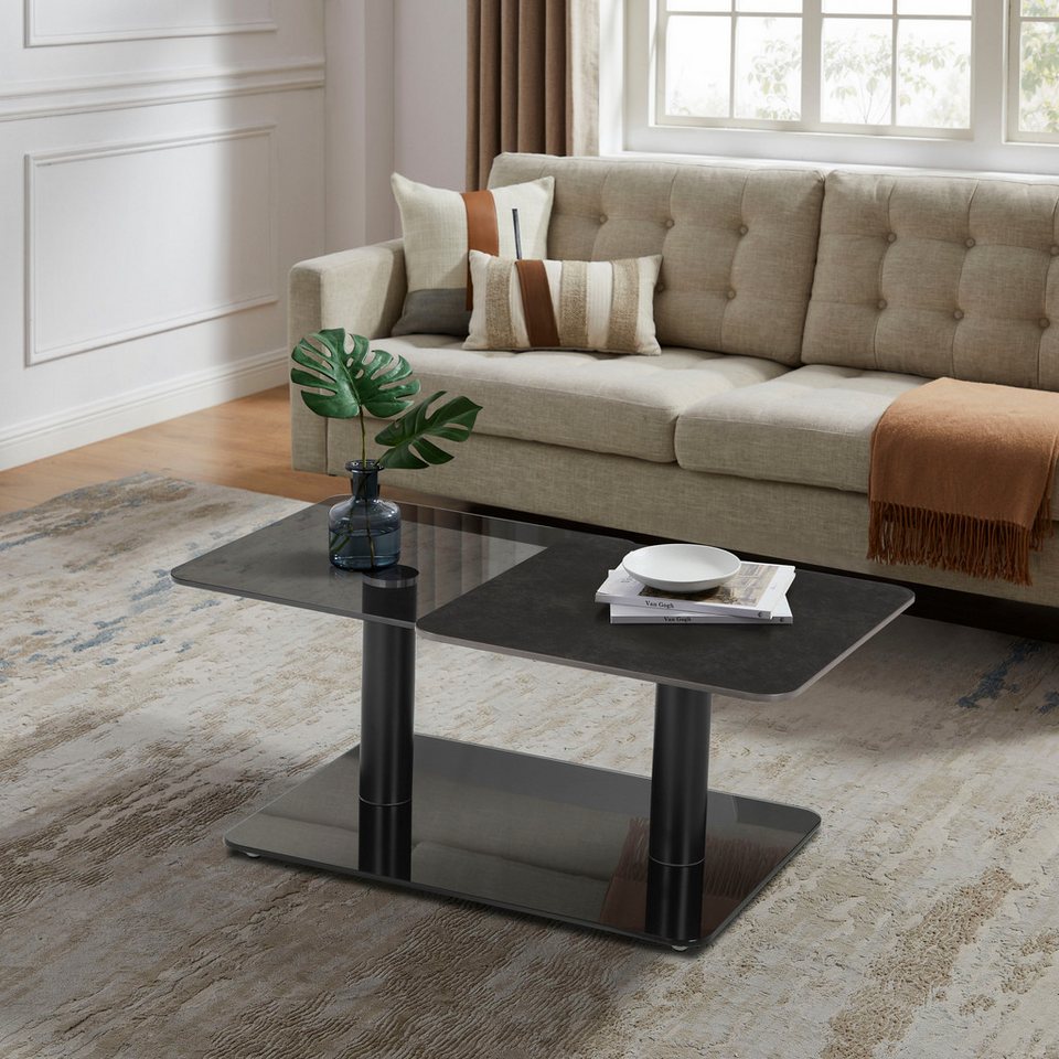 OTTO home Couchtisch Craco, mit verschiebbarer Ablagefläche im puristischen Design – Bild 2 von 5