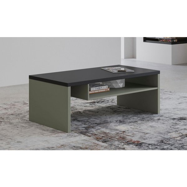 OTTO home Couchtisch Cross, Breite 120 cm, moderner Sofatisch für Wohnzimmer, Tisch mit offenem Fachboden