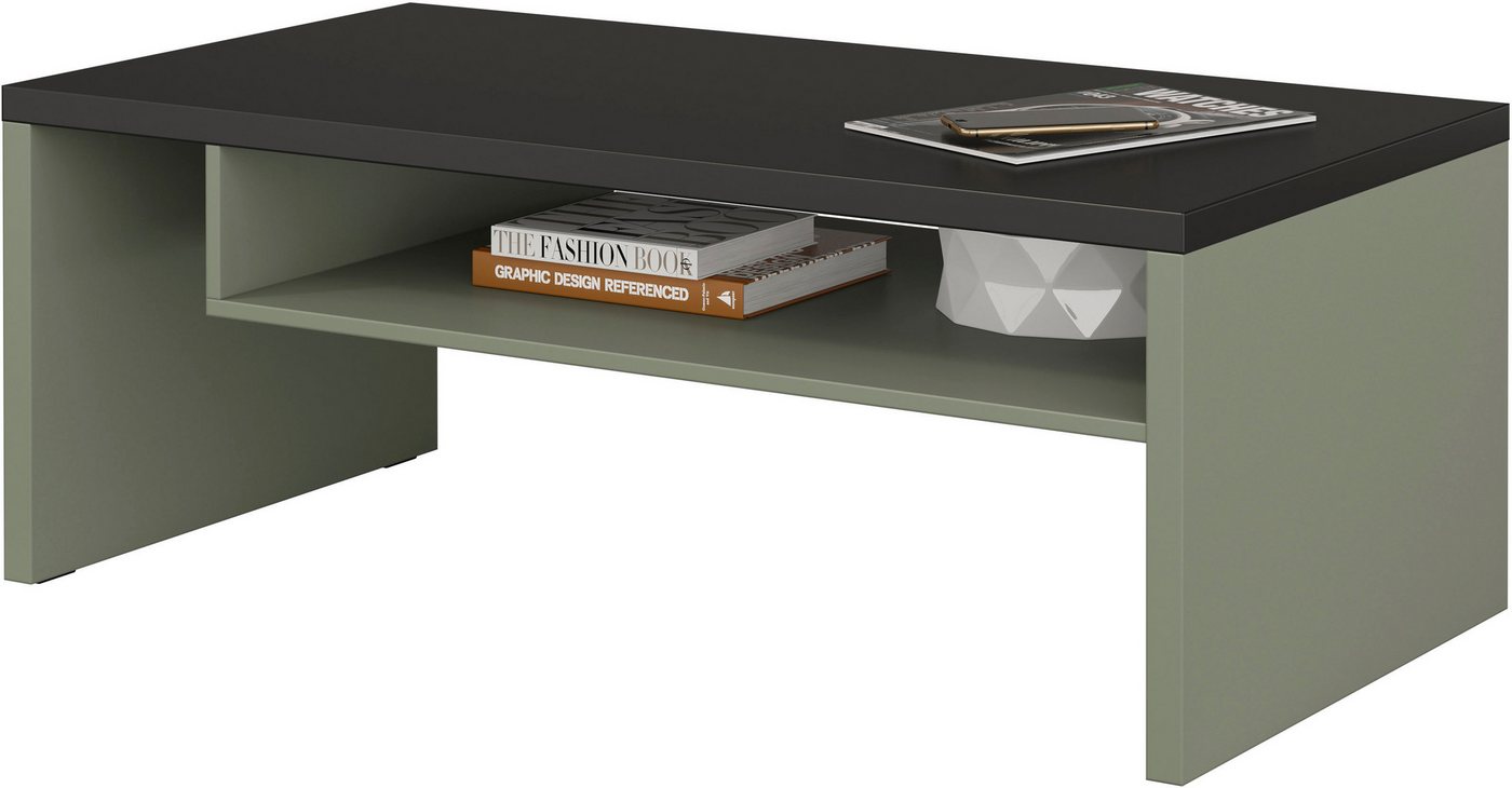 OTTO home Couchtisch Cross, Breite 120 cm, moderner Sofatisch für Wohnzimmer, Tisch mit offenem Fachboden – Bild 3 von 5